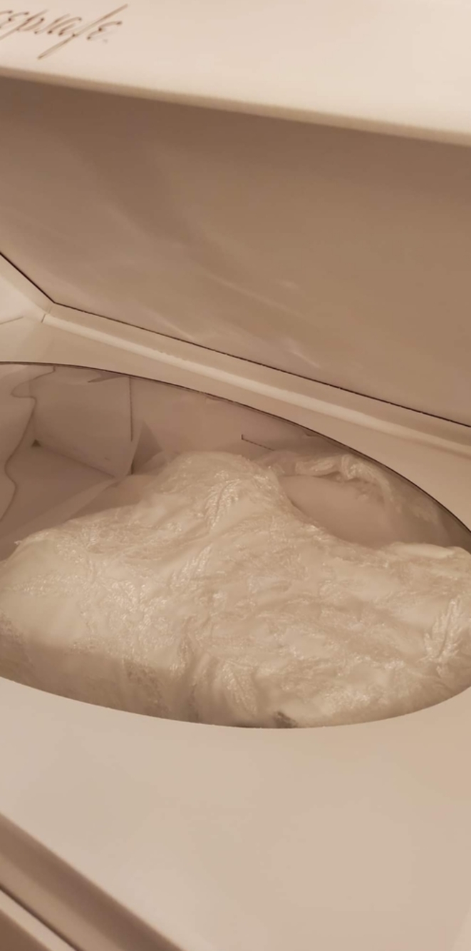 Ivory Designer Robert Bullock (RB) Aria Signature Wedding Dress, Size 2